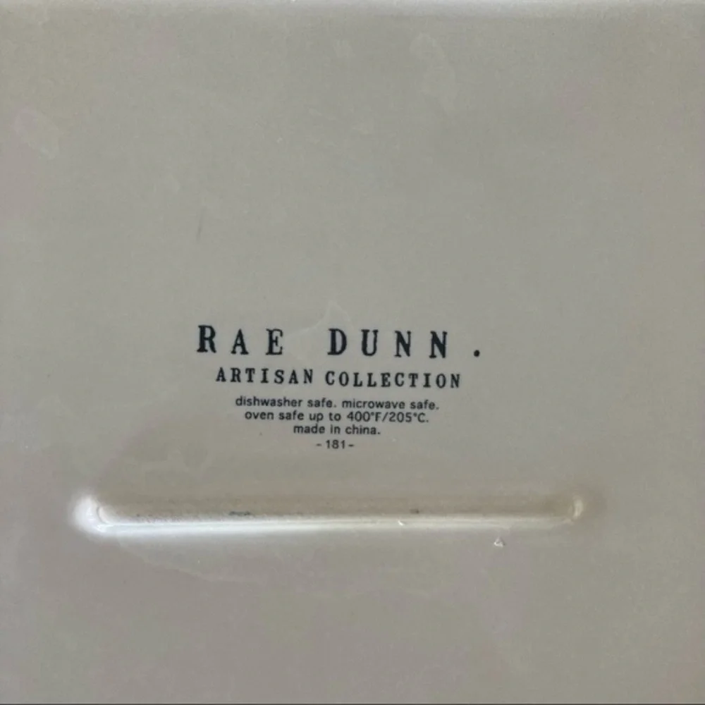 RAE DUNN Dessert Casserole Dish Baking Pan Tray